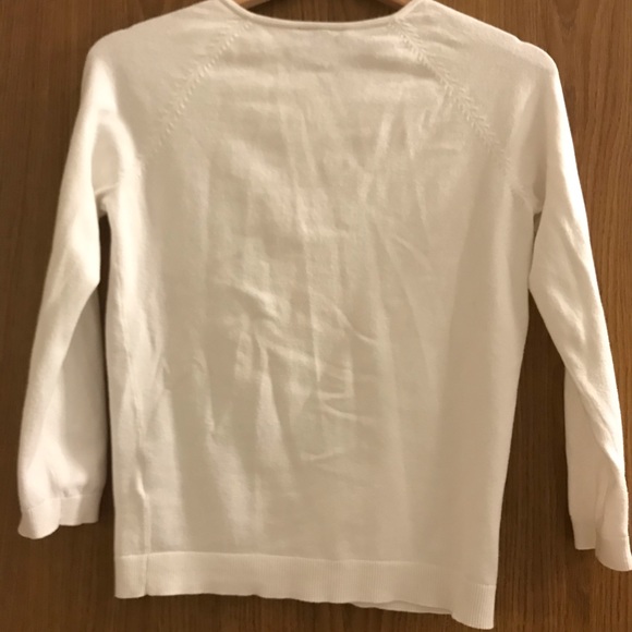 3/$30 Jacob White Cardigan Size Small - Picture 2 of 4